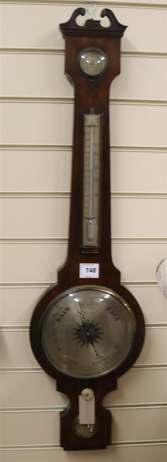 A barometer, H.98cm